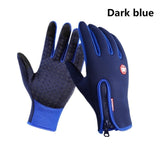 Mens Winter Warm Gloves Touch Screen Fishing Waterproof Lady Ski Autumn Breathable Sport Ridding Windproof Women Non-Slip Gloves