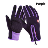 Mens Winter Warm Gloves Touch Screen Fishing Waterproof Lady Ski Autumn Breathable Sport Ridding Windproof Women Non-Slip Gloves